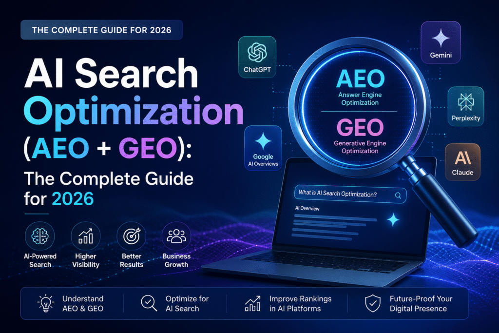 AI Search Optimization (AEO + GEO): The Complete Guide for 2026