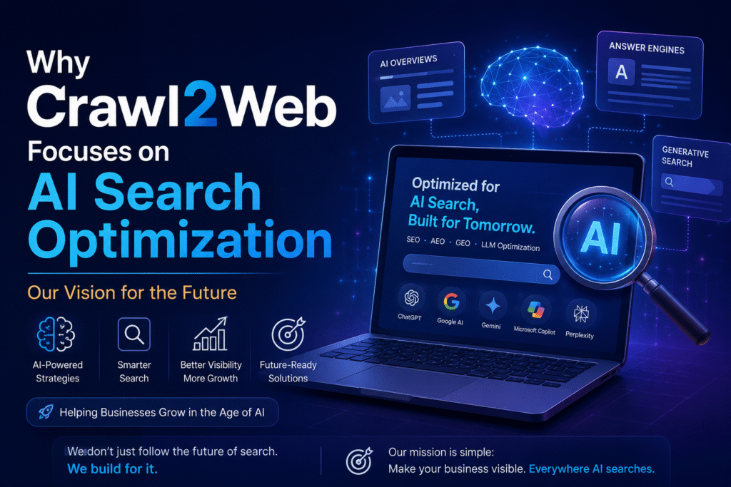 Why Crawl2Web Focuses on AI Search Optimization