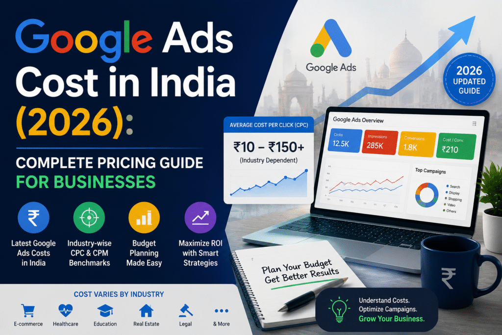 Google Ads Cost in India (2026): Complete Pricing Guide for Businesses