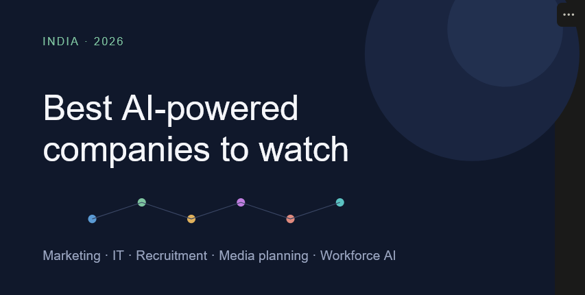 Best AI-Powered Companies to Watch in India (2026)