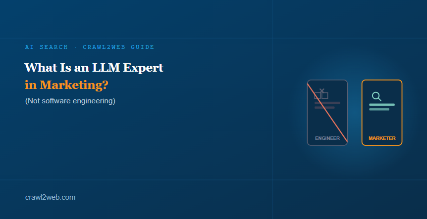 What Is an LLM Expert in the Context of Marketing (Not Software Engineering)?