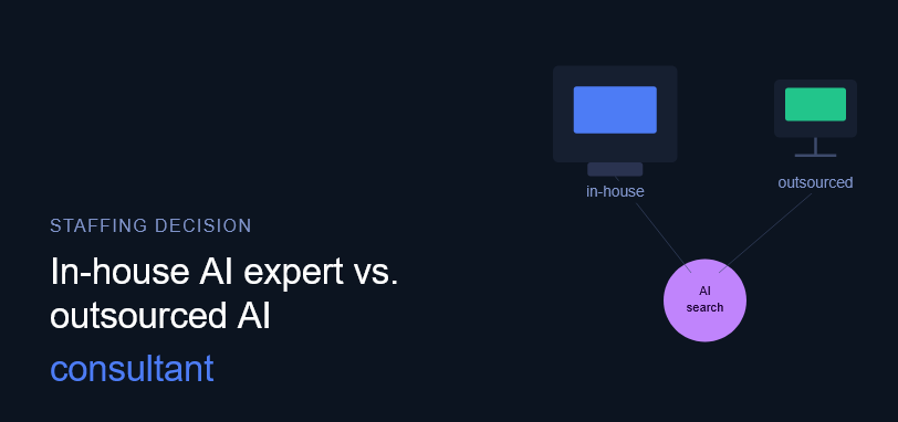 In-House AI Expert vs. Outsourced AI Consultant: Which Makes Sense for Your Business Size?