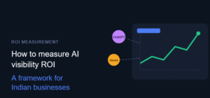 How to Measure AI Visibility ROI: A Framework for Indian Businesses