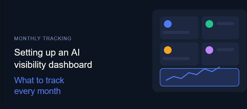 Setting Up an AI Visibility Dashboard: What to Track Every Month